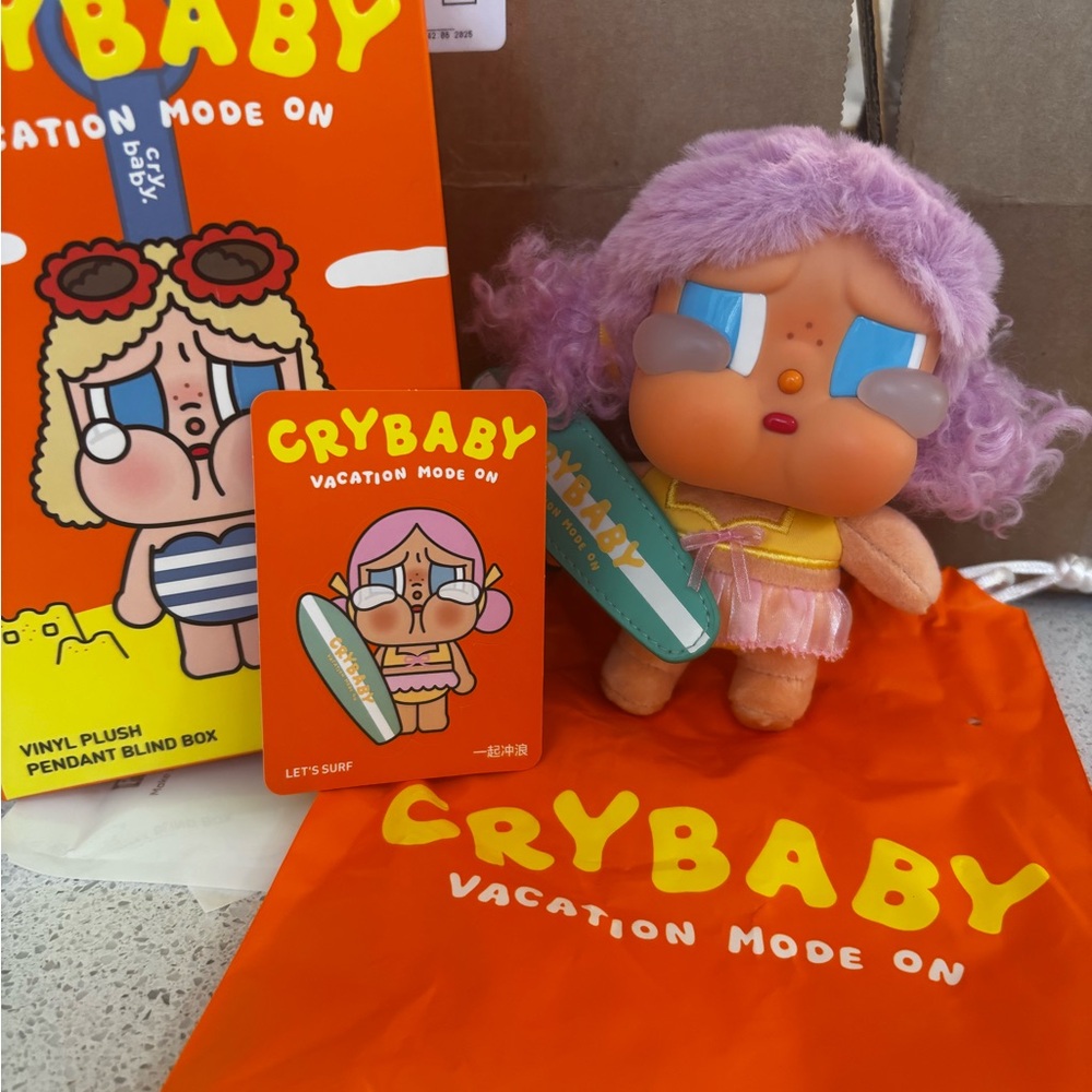 Crybaby Vacation Mode Doll with Lavender Hair
